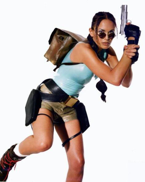 Lucy Clarkson alias Lara Croft